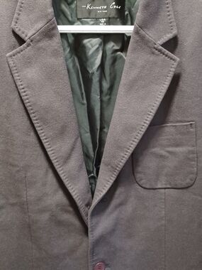 Kenneth Cole Men's Charcoal Pea Coat